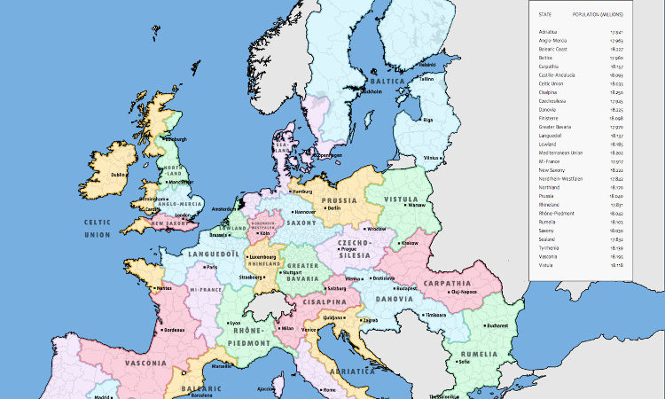 De la Europa de los Pueblos a la Europa de las Poblaciones: Baskonia su segundo país más grande.